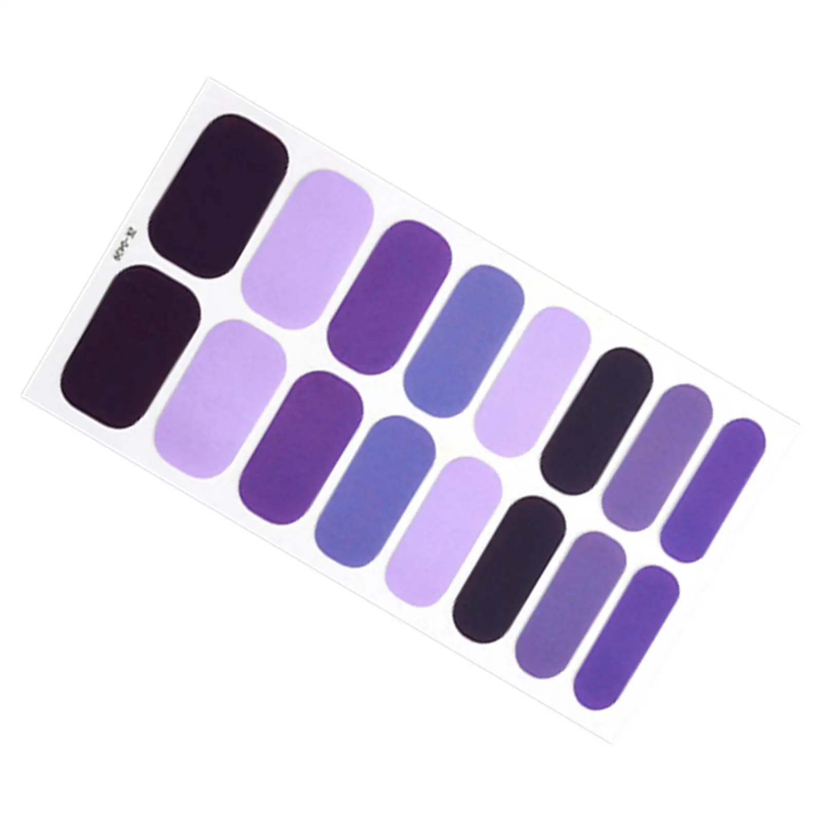 16 Pieces Semi Cured Gel Nail Wraps Patch with Nail File Manicure Nail Art Decor Nail Adhesives Wrap for Women Birthday Gifts