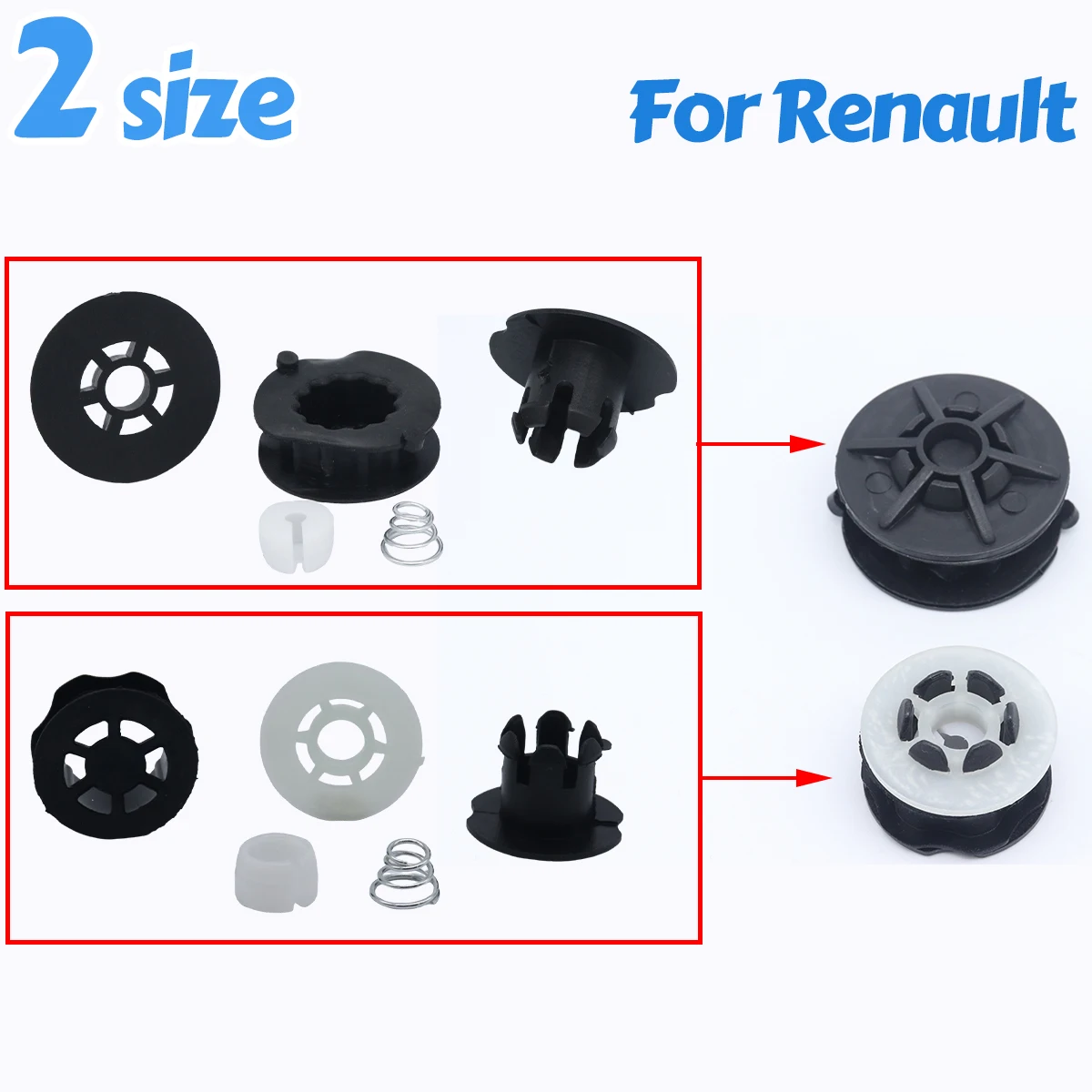 

For Renault Clio IV Grandtour Génération Lutecia Gear Lever Sleeve Bushing Control Cable End Linkage Grommet Clip 349017913R Car