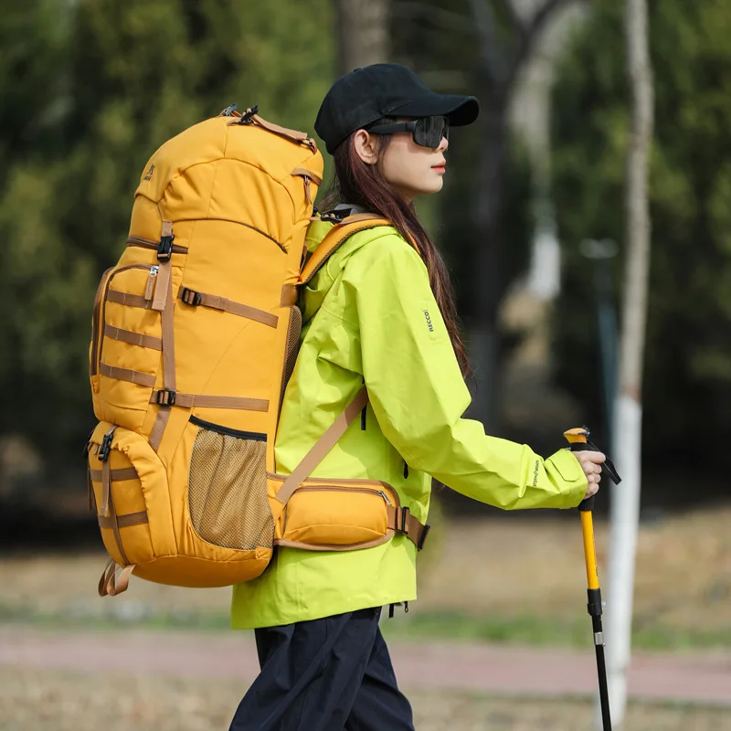 New Outdoor Mountaineering Bag Large-capacity Anti-splashing Leisure Backpack Men's and Women's Camping Hiking Backpack