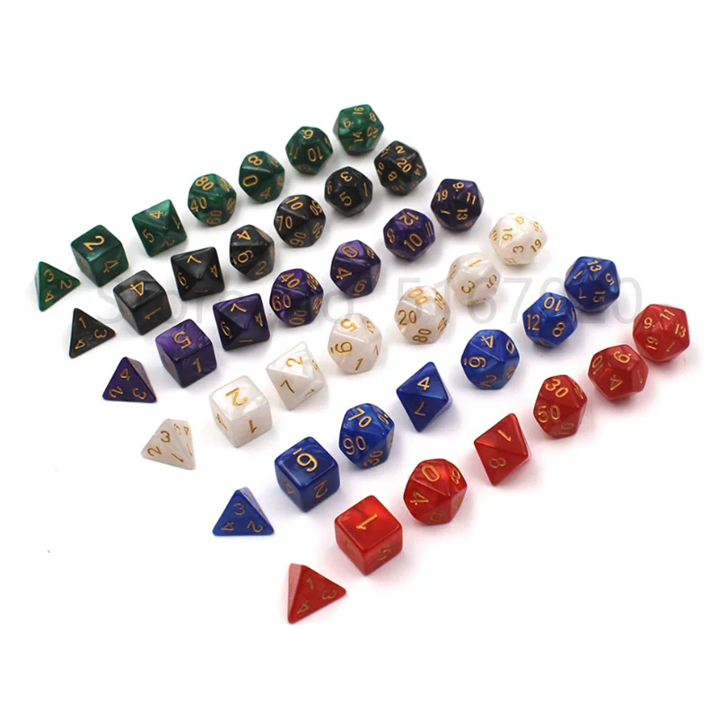 

Игровые кости Многогранные жемчужные фиолетовые кости Ролевые игры в шахматную доску Игрушечные кости Многопользовательские кости для совместной работы