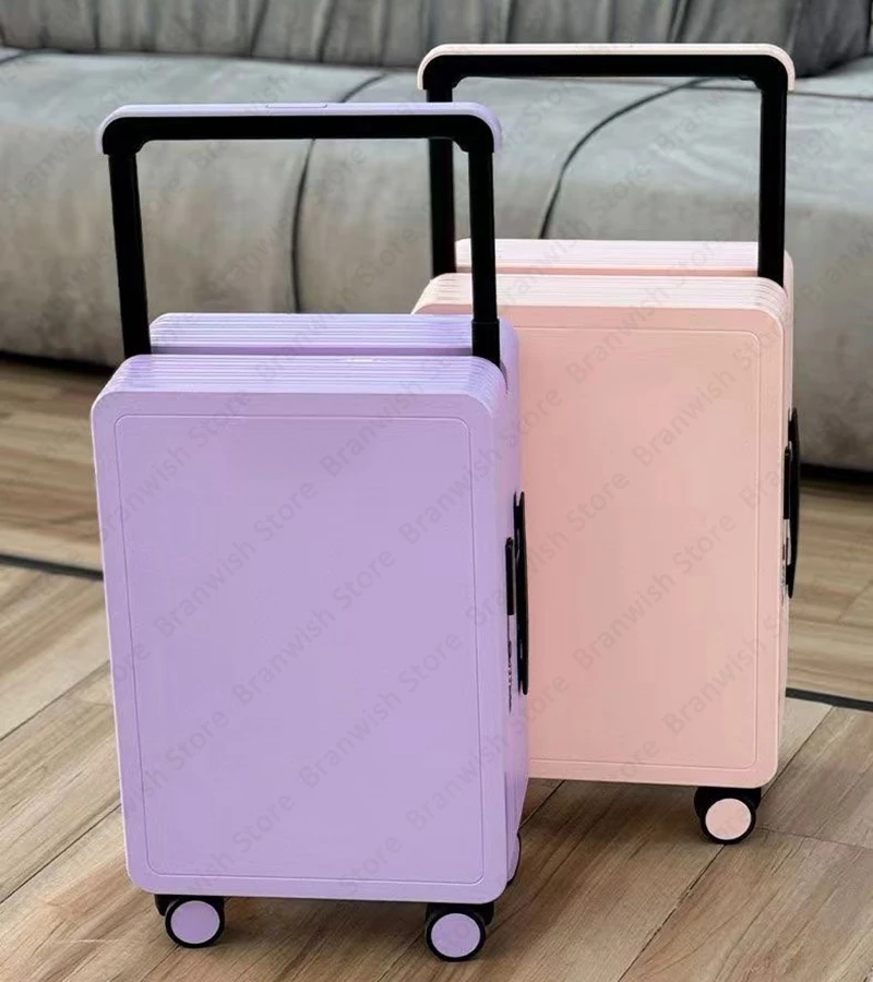 Travel Suitcase Wide Trolley Luggage With Spinners Colorful Suitcase Trolley Case With Password Lock 20Inch Carry-On Luggage