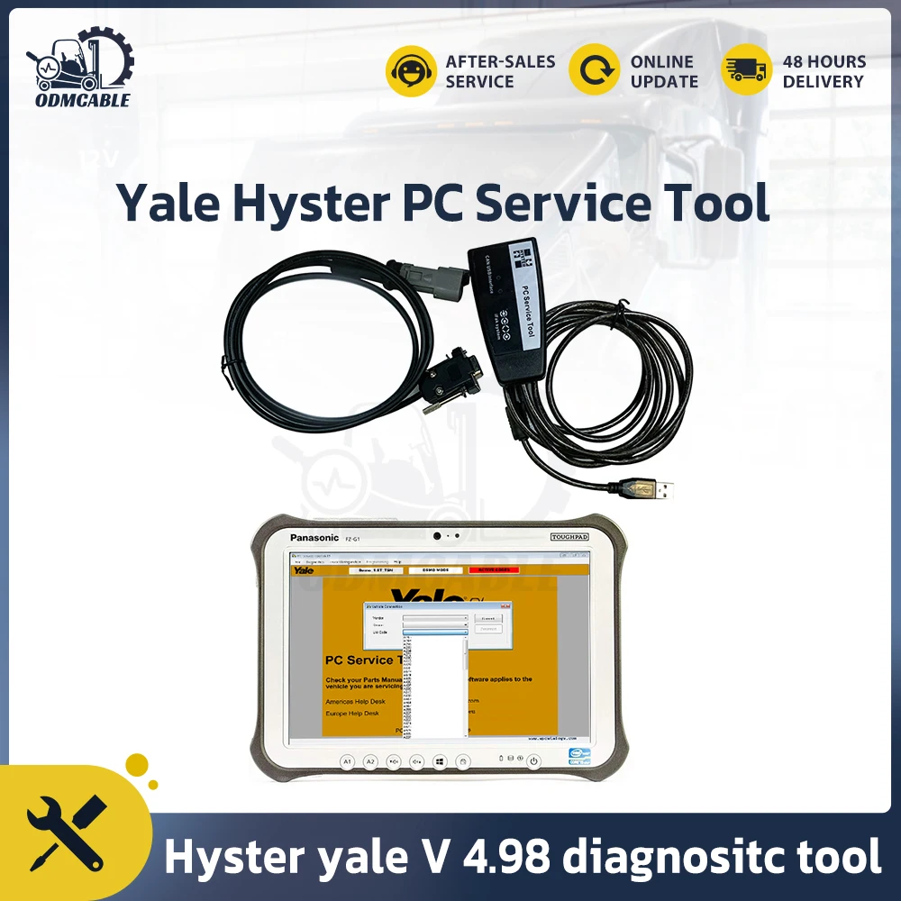 Forklifts and Material Handling Equipment for yale hyster Ifak can USB interface with FZG1laptop Lift Trucks