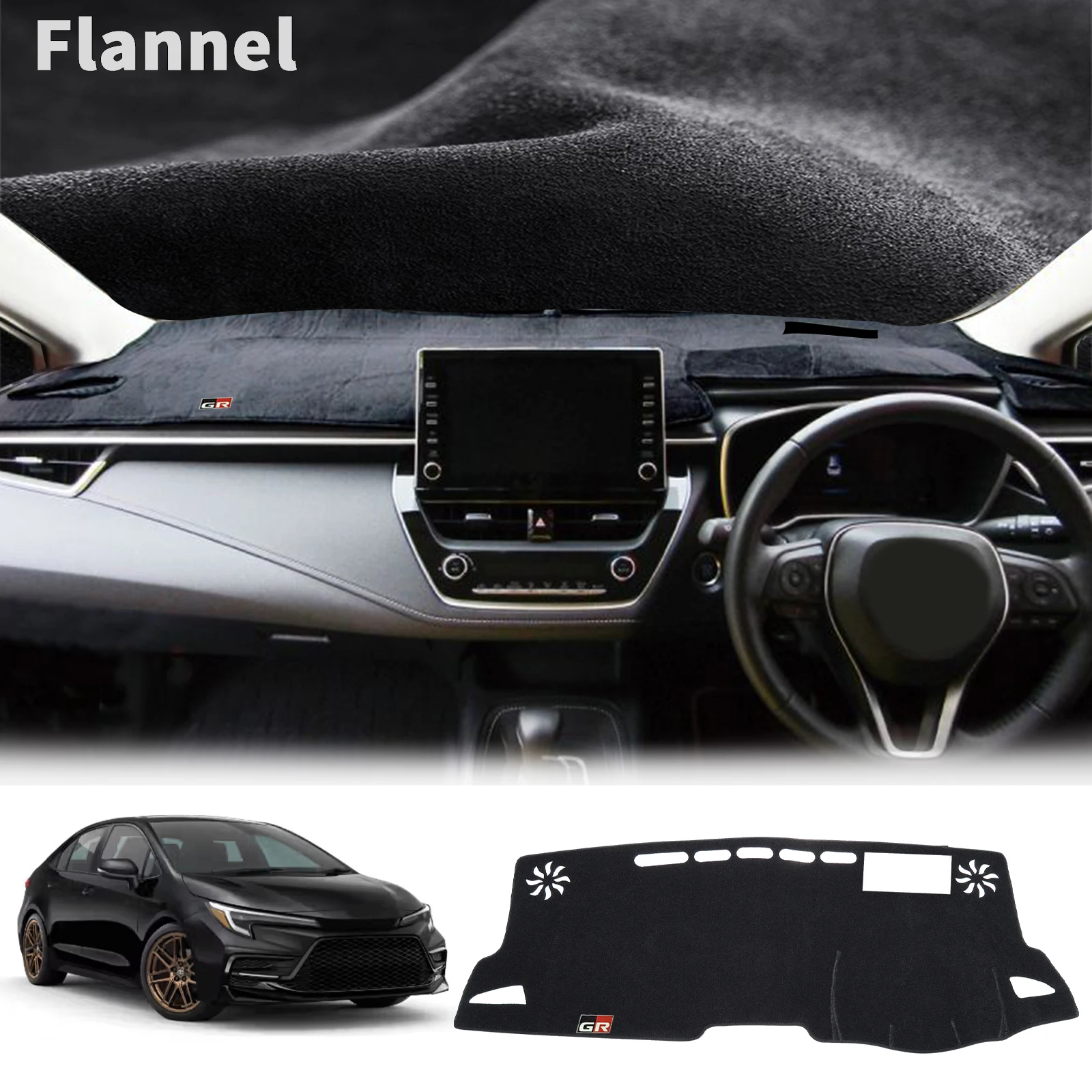 

for Toyota Corolla E210 2019-2025 Car Dashmat Dashboard Cover Pad DashMat Accessories Sunshade Protective Carpet