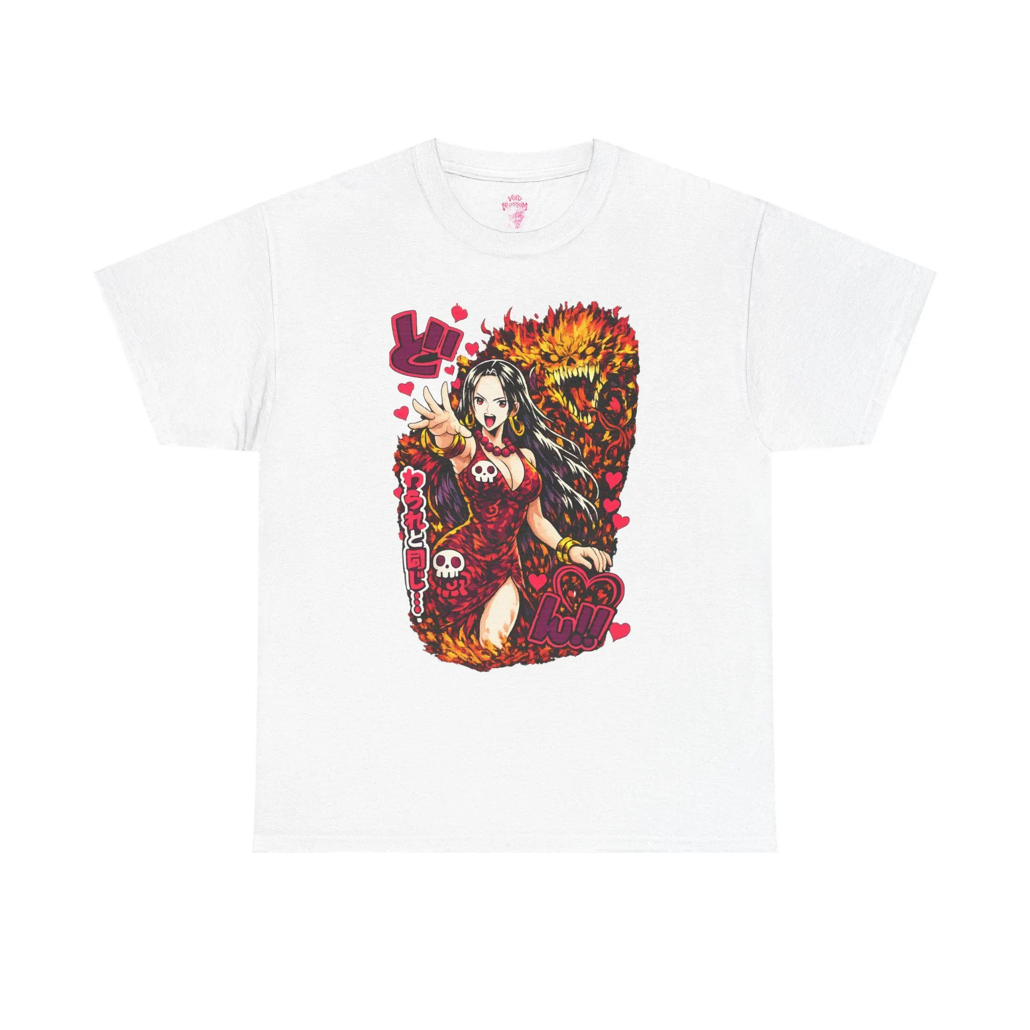 2026 NEW Cotton Summer Relaxing for Men's Tshirt Boa Hancock One Piece T-Shirt Anime Marineford Pirate Empress Tee