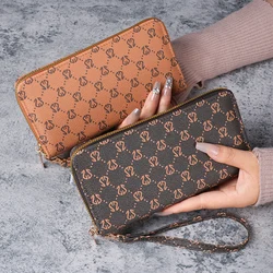 Women's mobile wallet single zipper large capacity coin wallet multi-functional mobile phone bag
