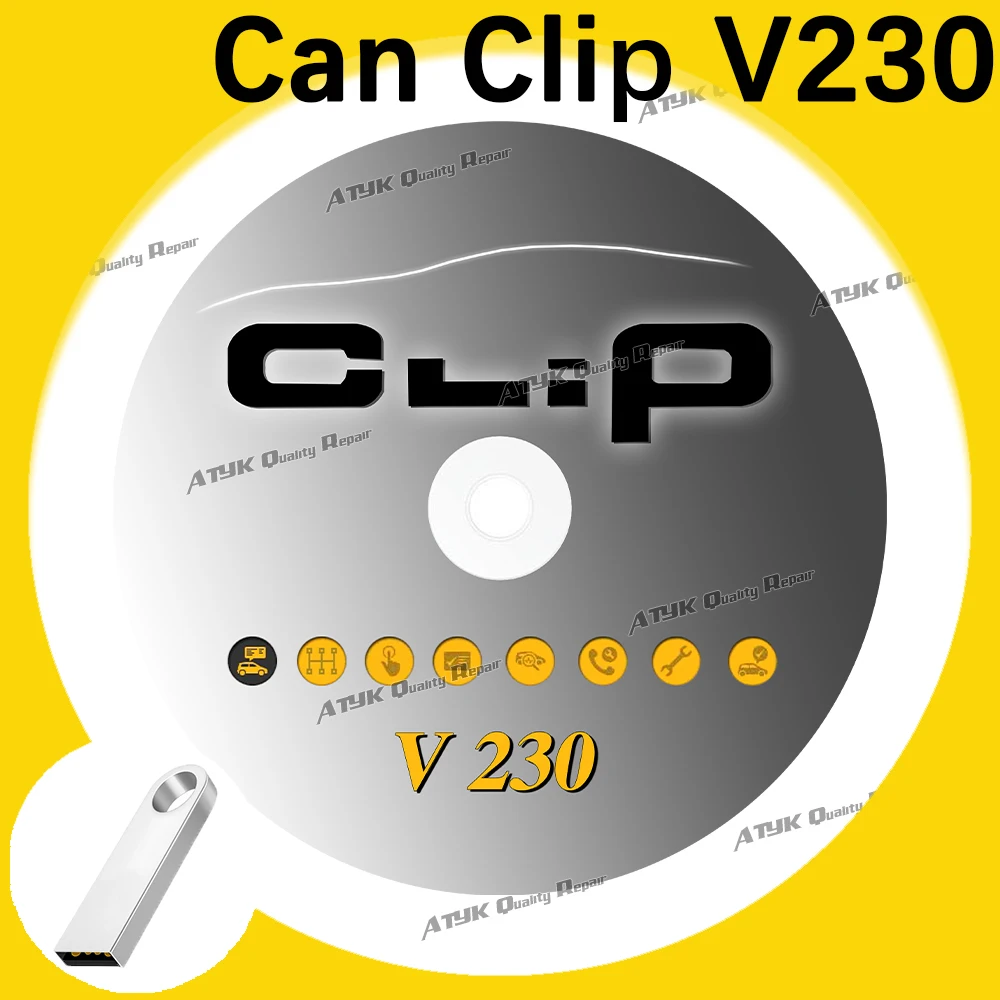 CanClip 230 Re-nault inspection tools diagnostic pour voiture scanner automotriz CAN CLIP 230 Automobile Maintenance Device vci