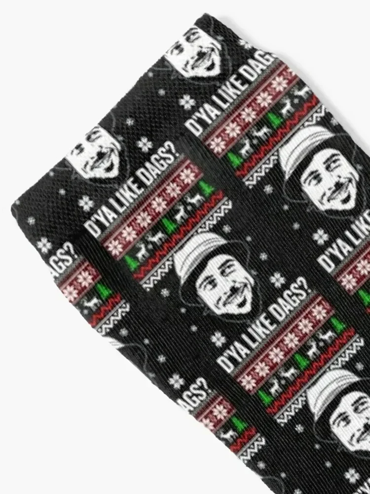 The Snatch D'ya Like Dags Ugly Sweater, Christmas Sweatshirt Socks man golf Socks For Girls Men's