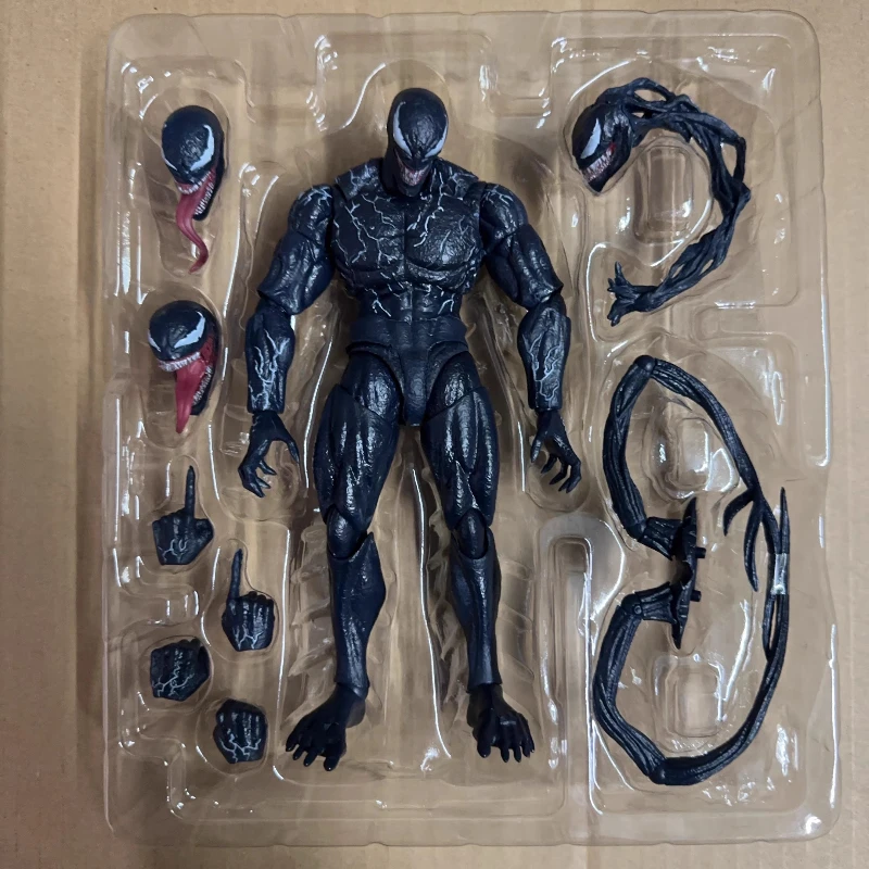 

Desktop Ornament SHF Venom 2 Symbiote Extraordinary Spider Man Venom Movable Movie Action Figure Model Toy