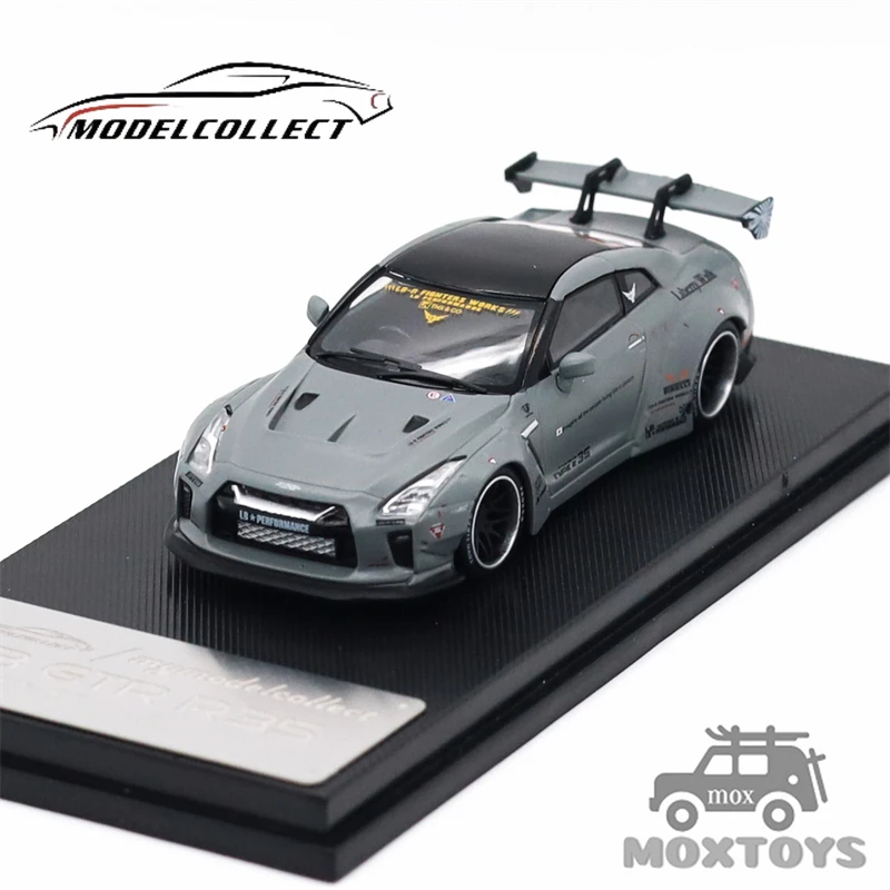 

Модель Collect MC 1:64 Combat Grey R35 LB, литая под давлением модель автомобиля с широким корпусом