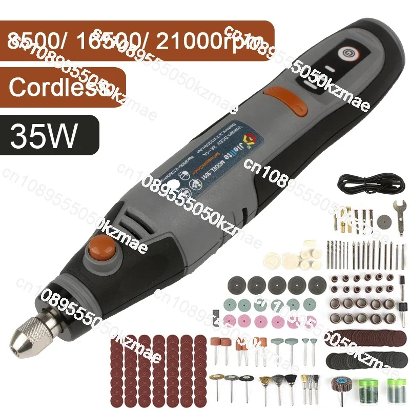 Small wireless engraving drilling and grinding pen 35 watt cordless electric drill USB charging type, suitable for jewelry metal