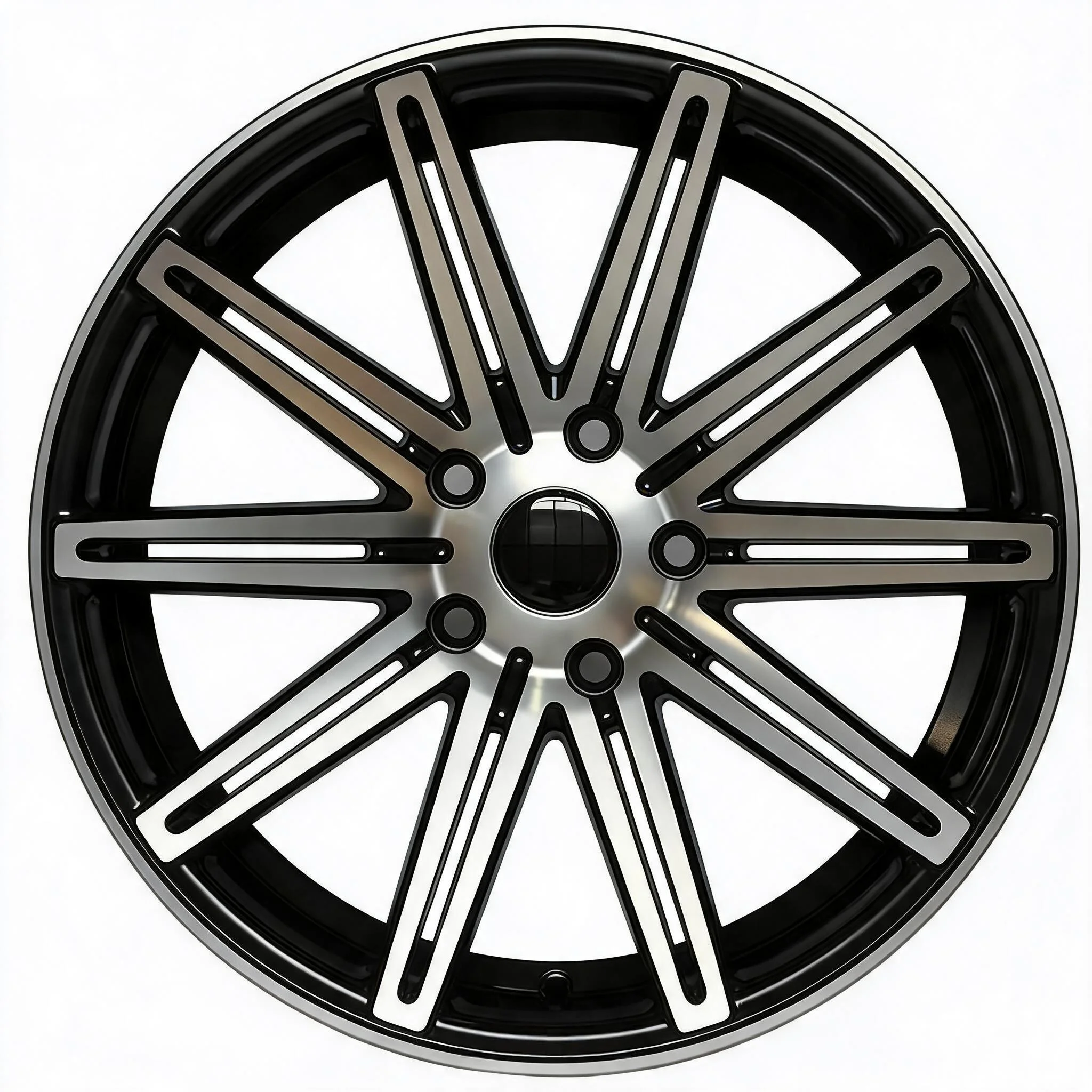 18 Inch Black Custom Forged Alloy Rims high performance aftermarket wheels vehicle exterior appearance upgrade auto tuning