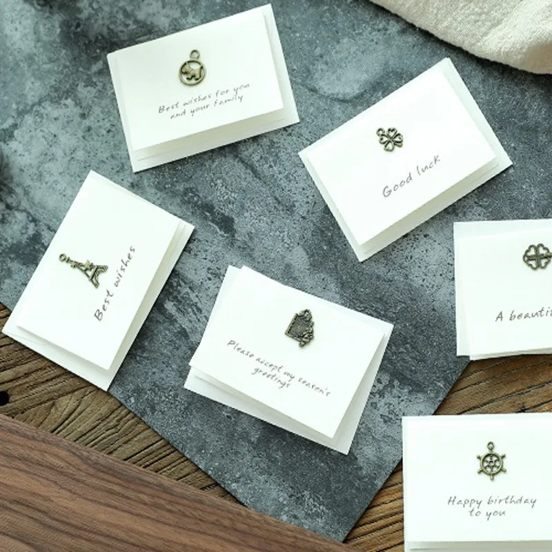 1pcs per pack Creative Greeting Card Wedding Invitation  Valentine's Day Message  Card Birthday