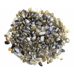 100g Small Size Bulk Natural Semi-precious Stone Labradorite Crushed Stone Reiki Healing Mineral Crystals Chip