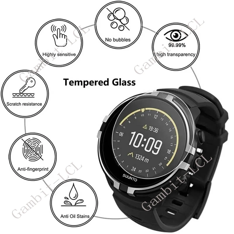 2PCS Gehärtetem Glas Für Garmin Instinct E 45MM 50MM HD Screen Protector AUF Instinct3 3 2X 2 2S Solar SmartWatch Film Abdeckung – Detail 11