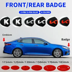 1pcs Car Front Hood Rear Trunk Emblem Badge Sticker logo for KIA KN K2 K3 K5 KX5 K7 SPORTAGE Sorento Ceed Rio Soul Forte Optima