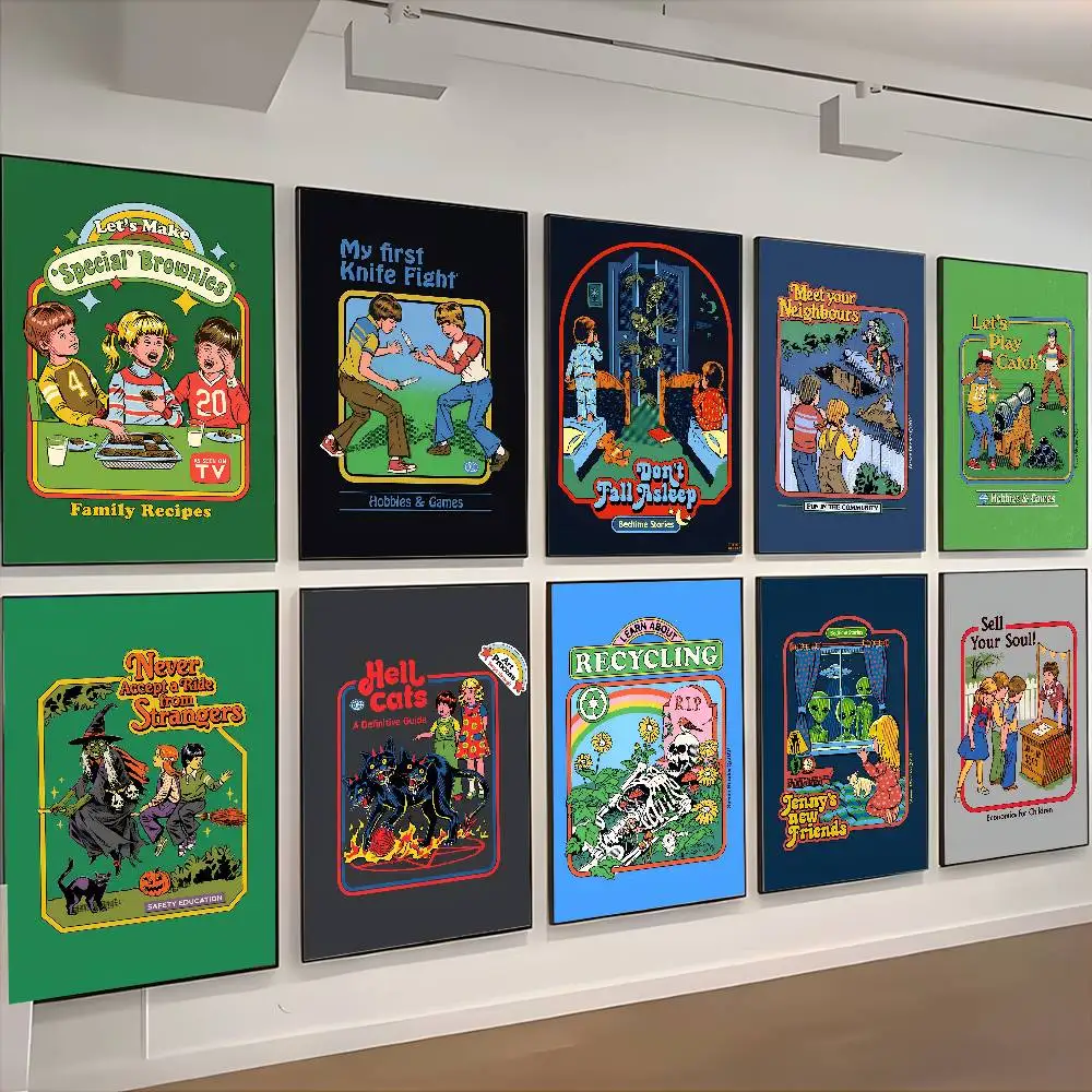 لوحة معلقة ستيفن رودس ملصق فني HD جدار لزج فني مقاوم للماء غرفة المعيشة المنزلية غرفة النوم الديكور الجمالي