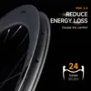 ELITEWHEELS PRO 2.0 ディスクブレーキセンターロック 36T ラチェット 700C ロードサイクリングカーボンホイールセット 40/50/65 ミリメートル深さクリンチャー/チューブレス 3