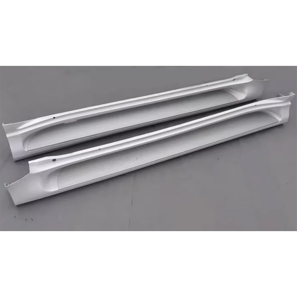 لوحة تشغيل بدواسة سوداء من سبائك الألومنيوم وخطوة جانبية لسيارة Land Cruiser Prado FJ150 2010-2021 مجموعة كاملة فاخرة #1