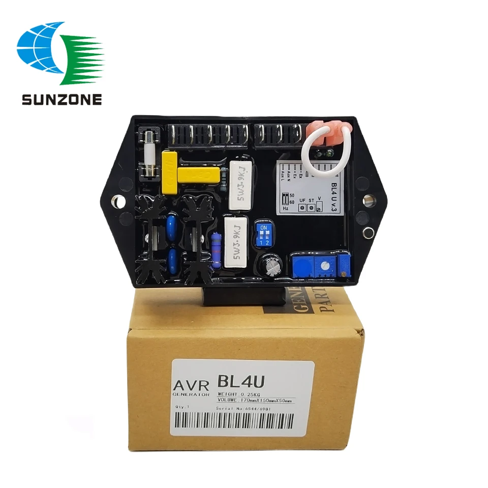 Imagem -06 - Avr Controle Regulador de Tensão Automático Voltage Board Generator Grupo Estabilizador para Sincro Diesel Bl4u