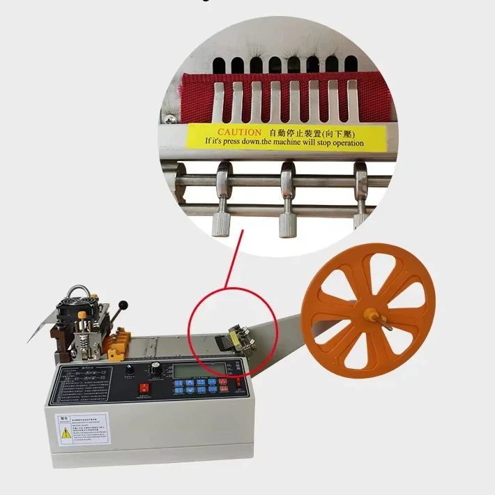 BORX-110 automatische riemsnijmachine warm en koud Doekriem Niet-geweven stoffen oorband veiligheidsbril elastisch