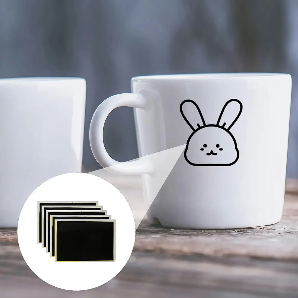 6 قطعة النقش الزجاج السيراميك الاكريليك الراتنج المواد غير المعدنية Diy بها بنفسك المشاريع الحرفية بمناسبة ورقة للنقش العالمي النقش #3