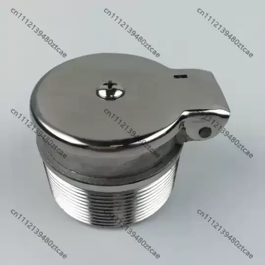 304 Stainless Steel Closed Vacuum Suction Wall Valve Threaded Pipe End Fitting