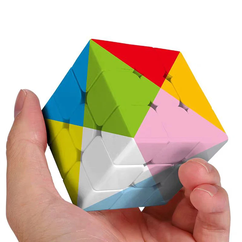 

Speed Cube 3x3x3 Двенадцать цветов Радужные развивающие головоломки для детей Brain Teaser Games Cubo Mágico Zauber Duafel