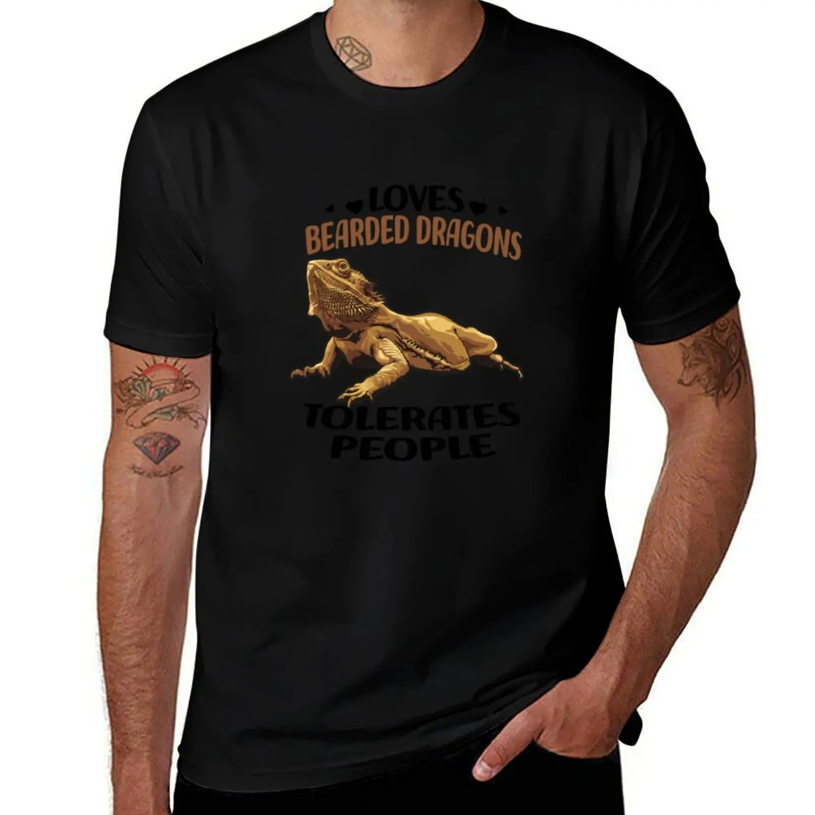 

Bearded Dragon T-Shirt topping customs design your own tees baggy shirts t shirts for men graphic