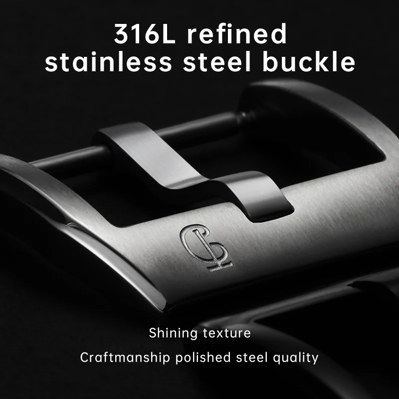 Maikes 316L Stainless Steel Watch Buckle Brushed 18mm 20mm Black Rose Gold Strap Clasp For IWC Omega Rolex Leather Band