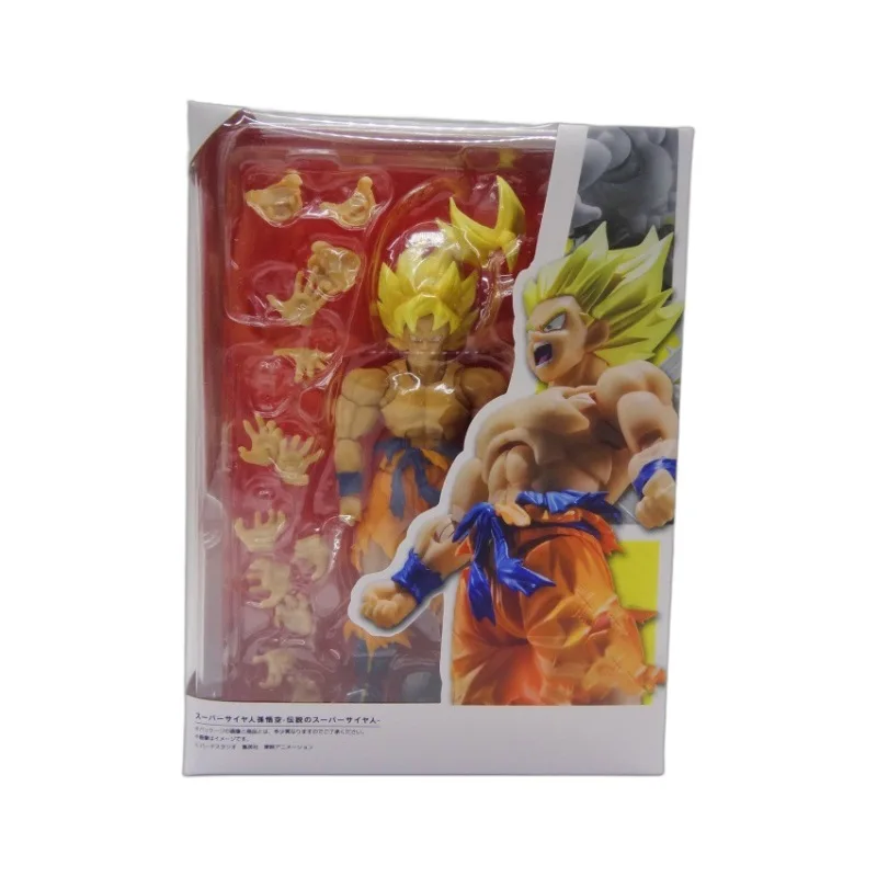 In Stock Anime Dragon Ball Z SHF Son Goku Legendary SH Figuarts Super Saiyan Action Figure Model Toy Gift Collection Figurine