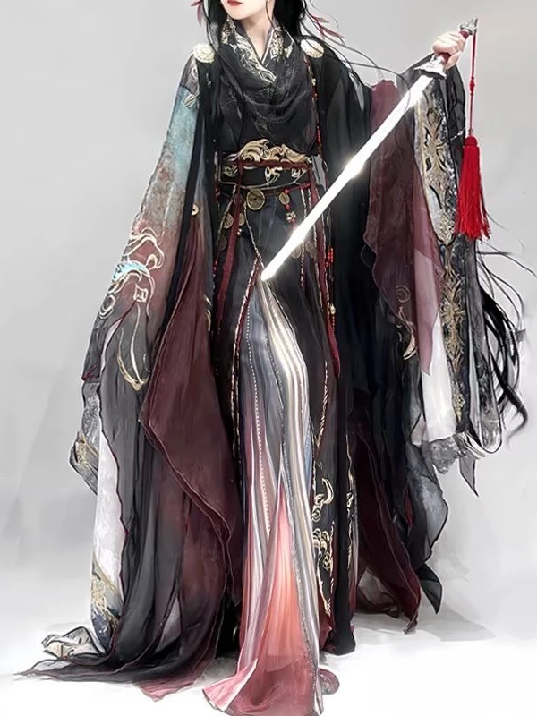 

2026 New Chinese Style Grand Ceremony Super Fairy[Eternal Life]Heavy Embroidery Han Element Immortal Style Ancient Clothing