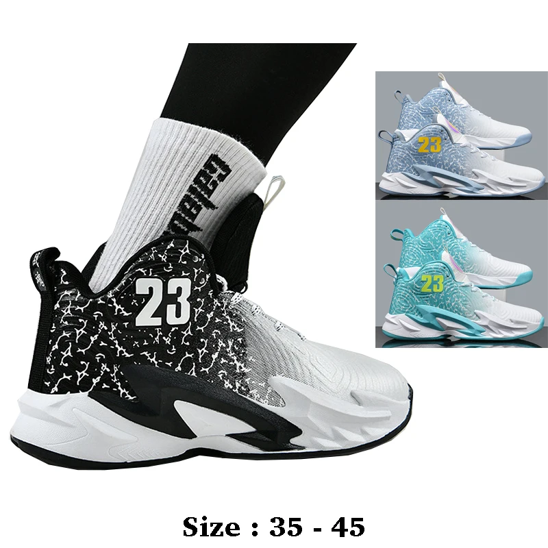 High quality men casual sport shoe woven letter print 2025 size 35 45 outdoor running basketball sneakers shoe white blue grey
