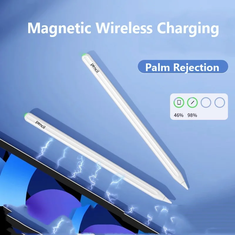 Magnetic Stylus Pen for For IPad Pro 12.9 2023 Pro 11 2022 20-18 Air5 4 3 Mini 6 Stylus Active Pencil with Palm Rejection