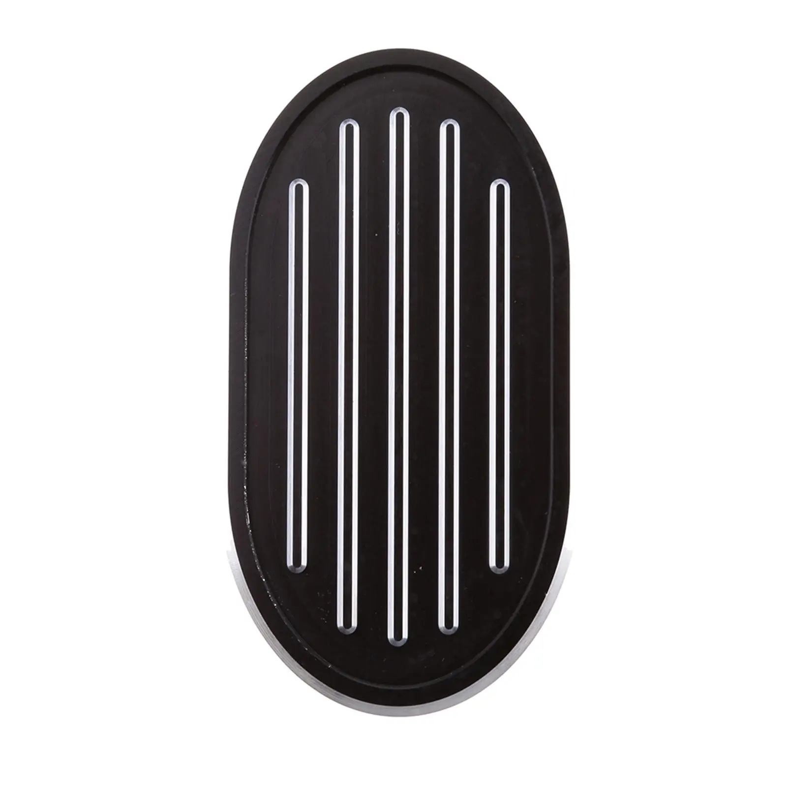 Black Aluminum Contrast Brake Pedal Pad Non-slip Footrest for Harley Sportster XL883 Custom