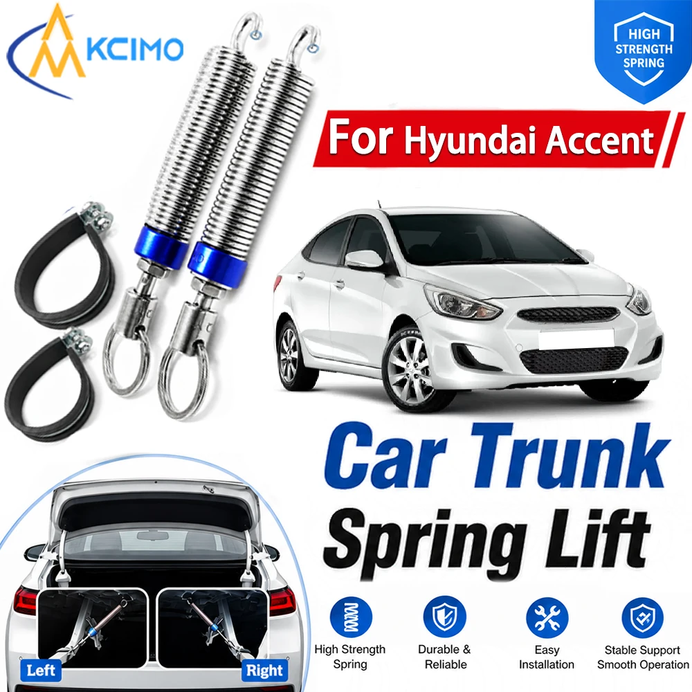 For Hyundai Accent Tailgate Spring Lift Assist No-Drill Rear Boot Lid Support Direct Fit Car Trunk Accessory Replacement