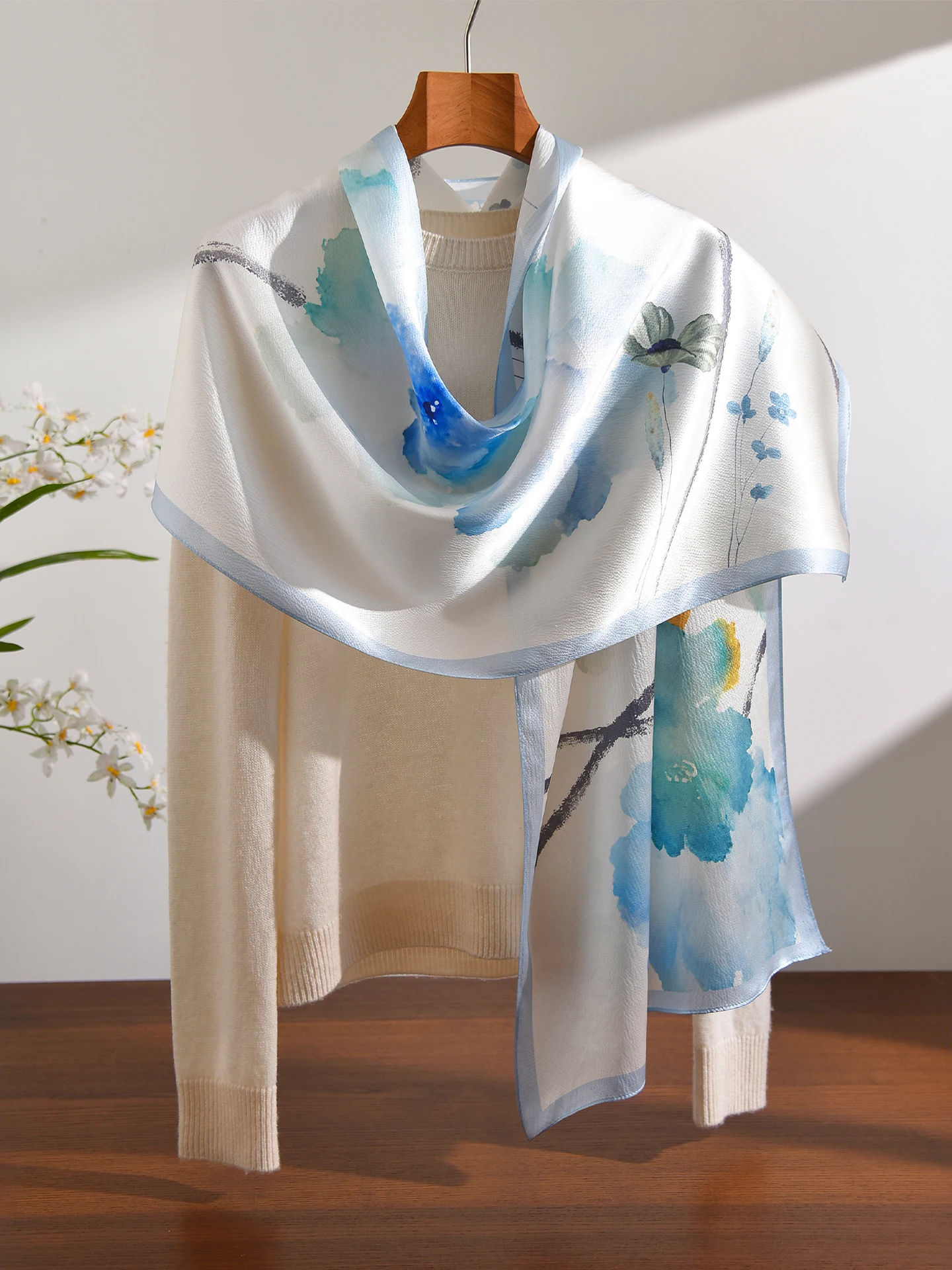 Echarpe-en-soie-ele-foulard-en-satin-perle-vetement-d'exterieur-pour-femme-longue-echarpe-cadeau-pour-la-fete-des-meres-imprime-floral-chinois-polyvalente