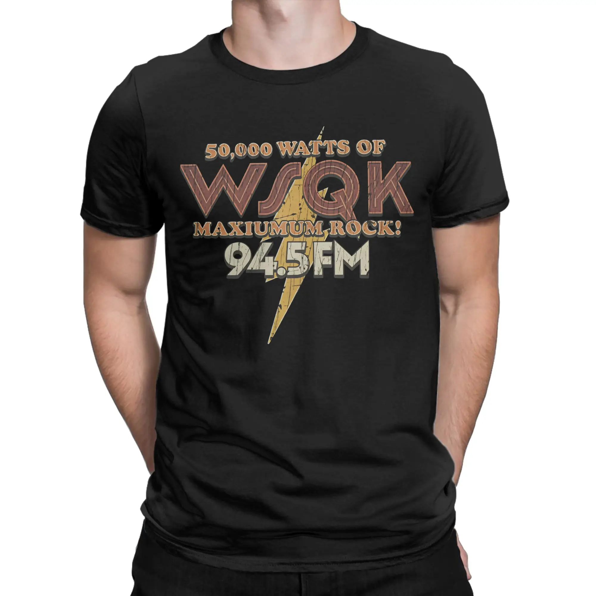 Men's WSQK The Squawk T Shirt  Cotton Clothes Novelty Short Sleeve Round Collar Tees Birthday Gift T-Shirt