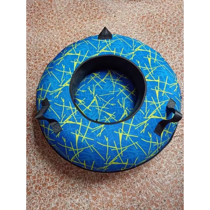 

Inflatable Snow Tube 2 People Hard Bottom Heavy Duty Snow Tubes For Adult Winter Outdoor Sports Professional Grade