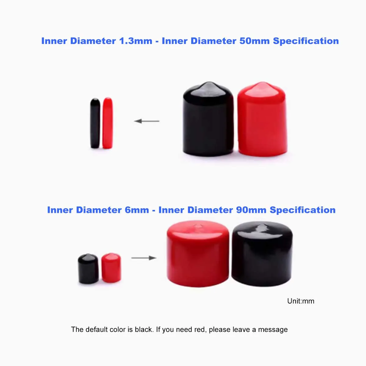 

Sealed Plastic Dust Protection Water Nozzle Cap Insulation Silicone Plug /Black Screw Rubber Sleeve