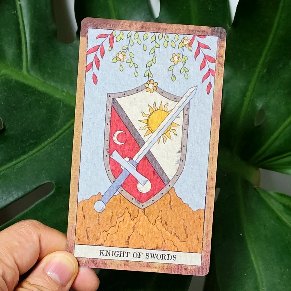 Based on Rider System 12*7cm Tarotbot A Robot Themed Tarot Deck 80 Pcs Robot Cartoon Tarot Cards