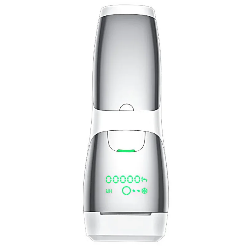 IPL (Intense Pulsed Light) Sapphire Crystal Hair Removal Device: Painless and Gentle on Skin, Automatic Skin Tone Recognition