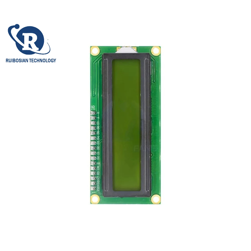 ЖК-модуль 1602A, синий, желто-зеленый экран IIC I2C LCD1602 1602A, модуль дисплея 16*2, 16x2, 5 В, переходная пластина для Arduino