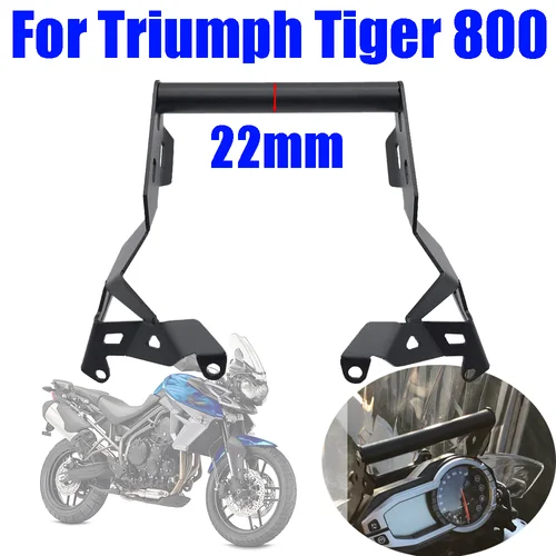 Soporte para teléfono inteligente para motocicleta, soporte de navegación GPS para Triumph Tiger 800 XC XR XCX XCA XRX 800XC 800XR, accesorios