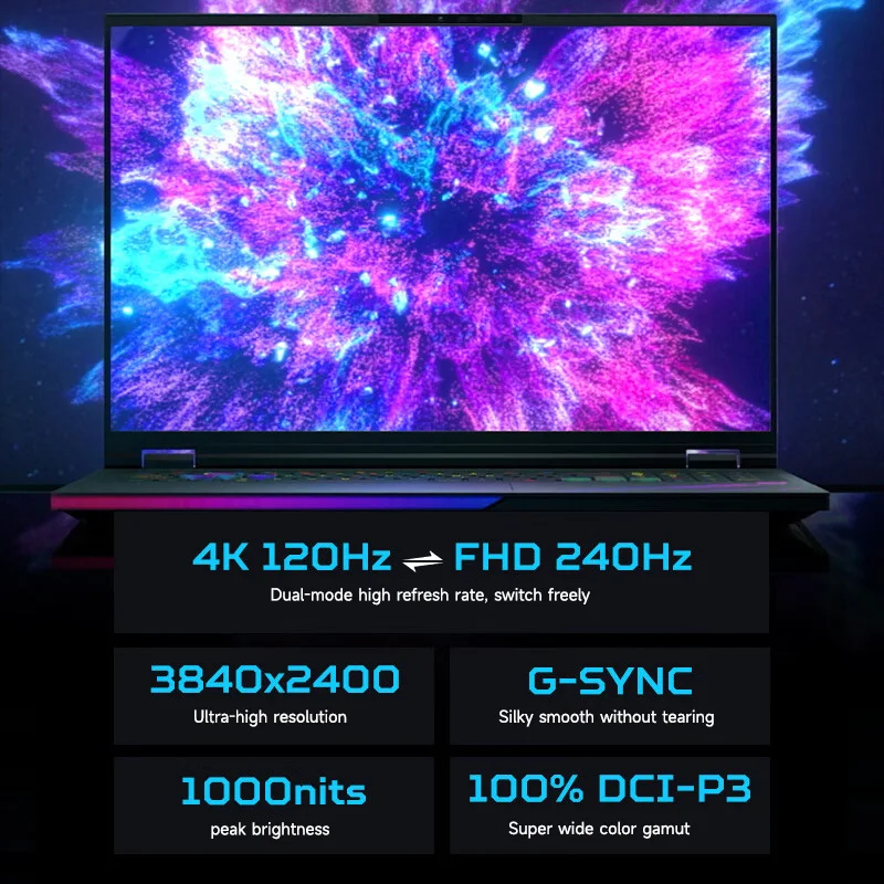 2025 Acer Predator Helios 18 AI كمبيوتر محمول للألعاب 18 بوصة 4K Mini LED 120 هرتز شاشة Netbook Ultra 9-275HX 64GB 3TB RTX5090 Notebook