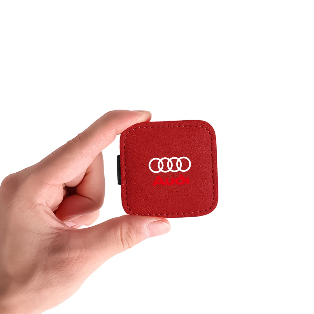 1PCS Seatbelt Stopper Adjustable Relax Shoulder Neck Safety Strap Clamp Center Cover For Audi Sline Q2 Q3 RS5 B8 A3 A5 A6 C6 S3