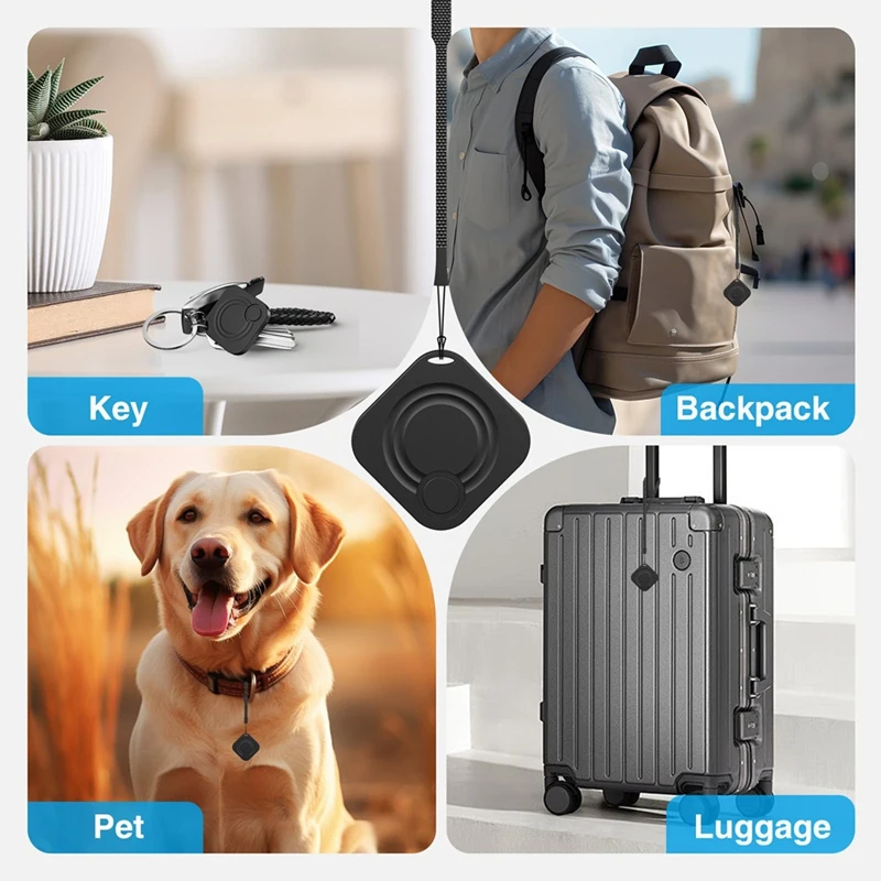 Air Tracker, локатор ключей со звуком, совместимый с Apple Find My (только IOS), трекеры, как Airtags, трекер для домашних животных