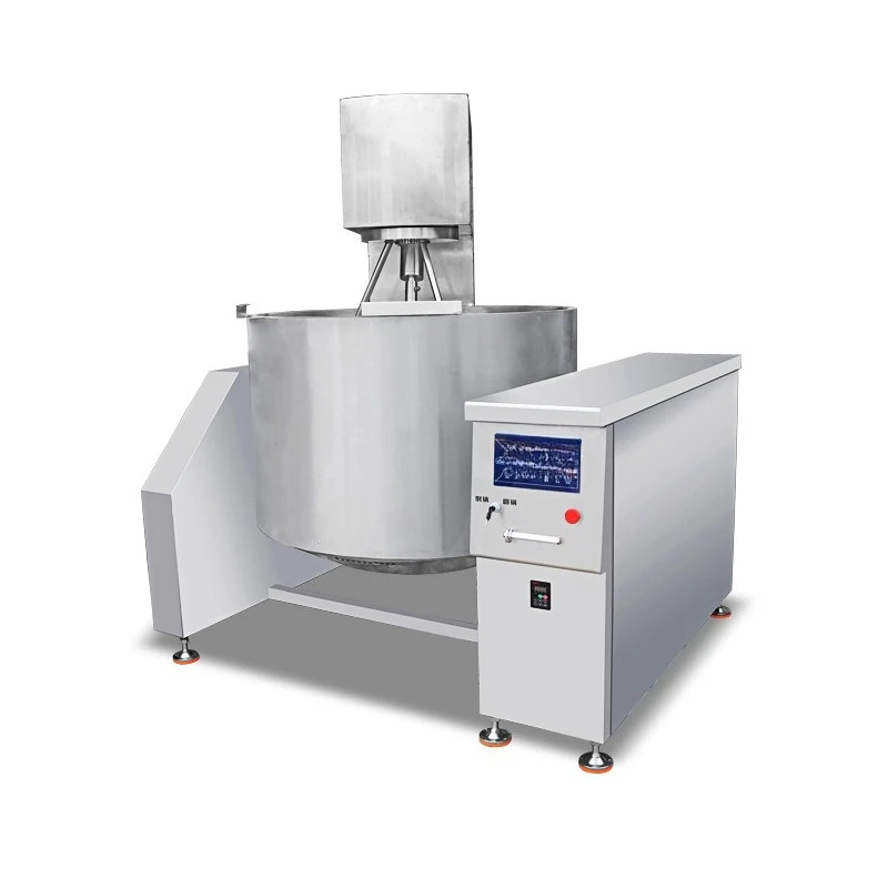 

Factory canteen planetary stirring cooking machine Commercial automatic stir frying and pouring electromagnetic heating hot pot