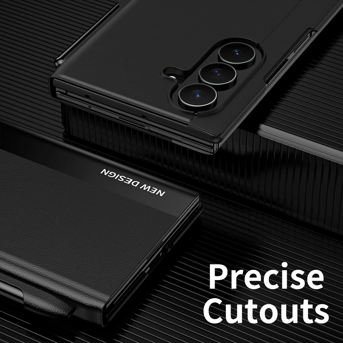 

Magnetic Phone Case for Samsung GALAXY Z TriFold , Luxury PC+PU Leather Cases Stand Cover Protective Skins Shell with S Pen Slot