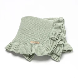 Super Soft Baby Boys Girls Blanket Swaddle Wrap 90*70cm Knitted Newborn Infant Toddler Solid Color Stroller Bedding Cradle Quilt