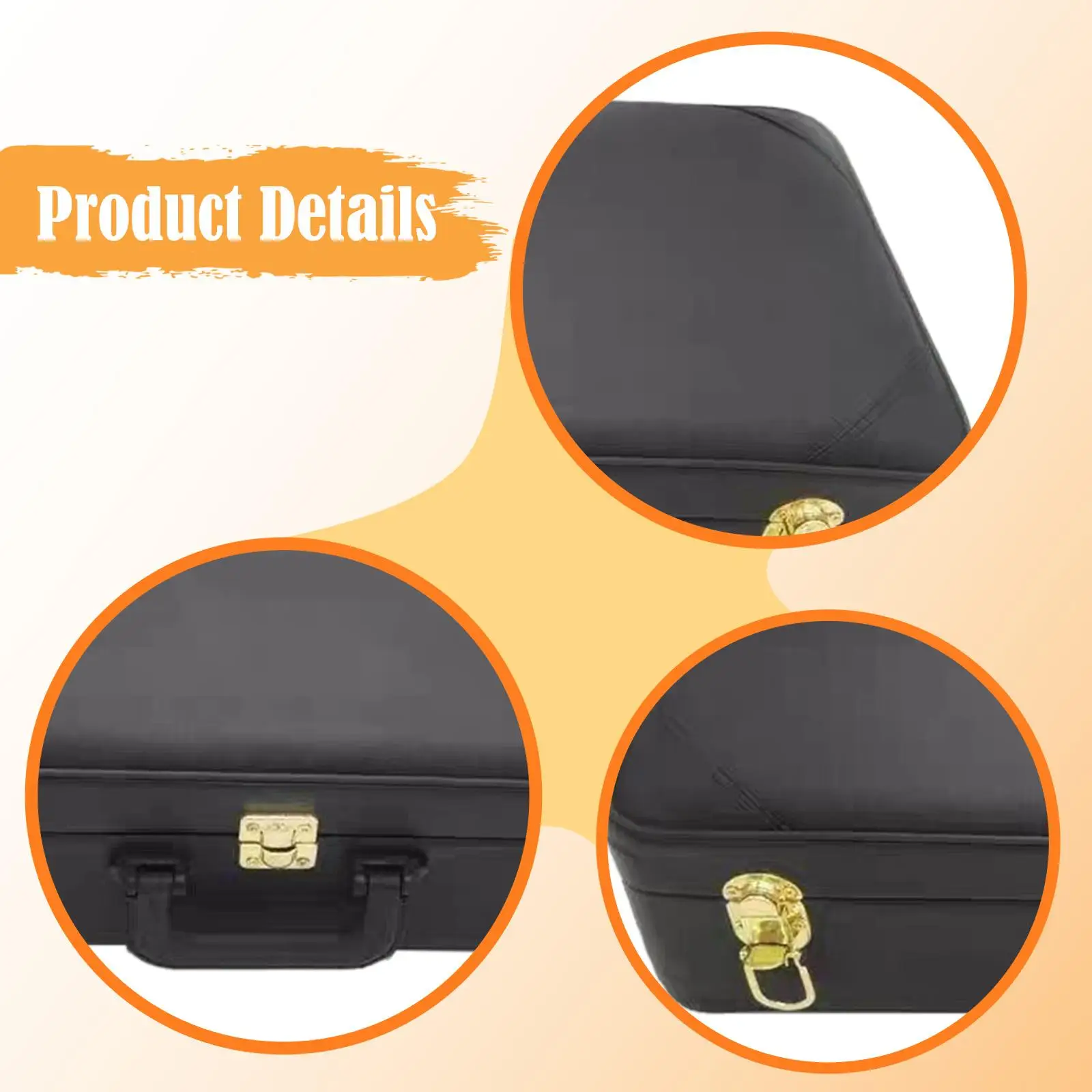 

Чехол для духовых инструментов, портативный, для путешествий и транспортировки, с застежкой-замком, из искусственной кожи